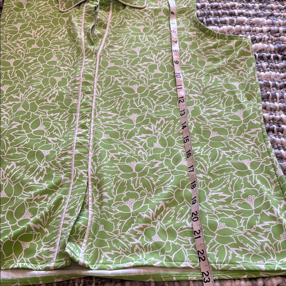 Izod Green Sleeveless Golf Top EUC SZ L - Picture 4 of 5